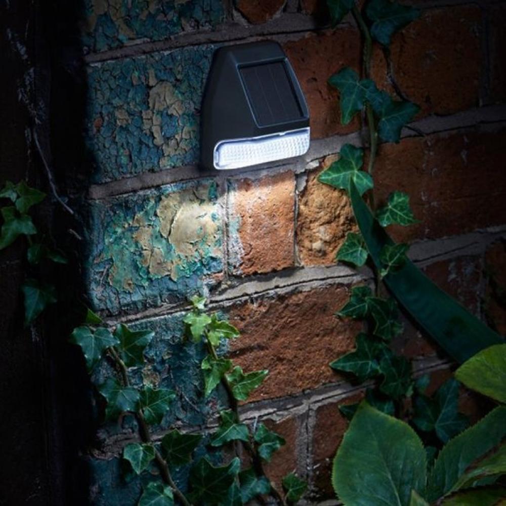 Solar-Wandleuchte Fence Wall & Post 7 x 4 cm (3 Lumen) | 4er-Set